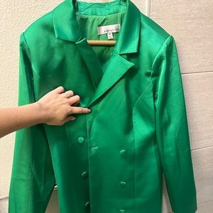 emerald Green Suit Dress